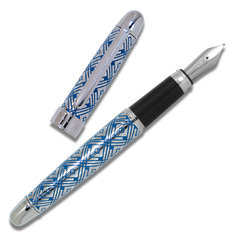 Frank Lloyd Wright CINEMA SAN DIEGO Etched Fountain Pen & Card Case Set writing tools pen & card case sets