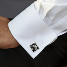Frank Lloyd Wright PLAYHOUSE BLACK Cufflinks accessories cufflinks