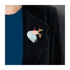Marco Zanini FLORIDITA Brooch jewelry memphis designers for acme