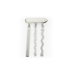 Michael McDonough FIRESTICKS Sterling Silver Brooch jewelry sterling silver - acme classics